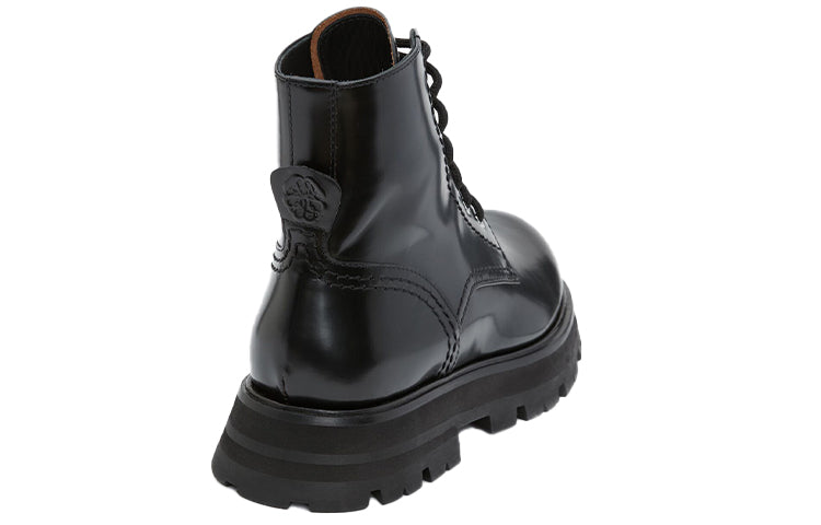 (WMNS) Alexander McQueen Wander Boot 'Black' 657569WHZ801000