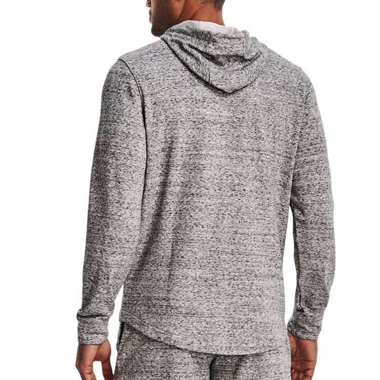 Under Armour Project Rock Hardest Worker Terry Hoodie 'Grey' 1370458-112