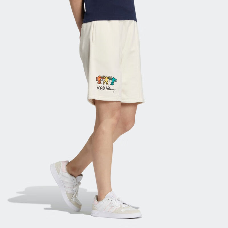 adidas Neo X Keith Haring Shorts 'White' HS6831