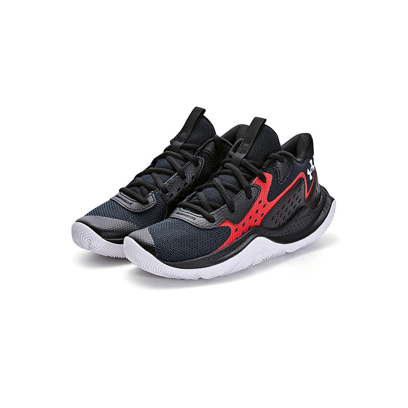 (GS) Under Armour Jet '23 'Black Red' 3026635-001-NEW