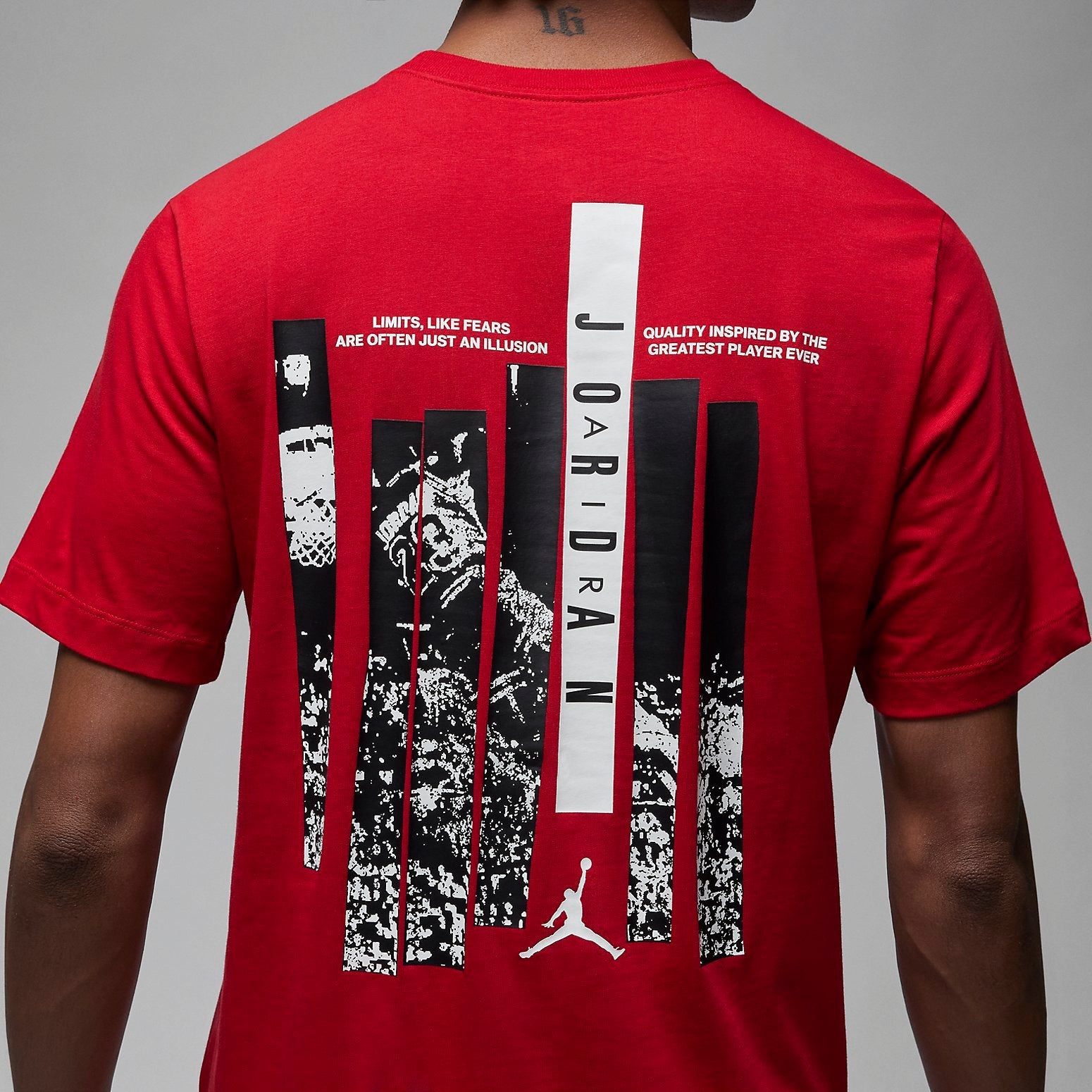 Air Jordan Graphic T-Shirt 'Red Black' FD7025-687