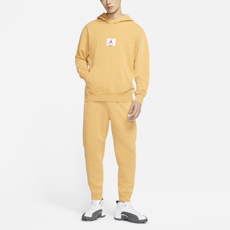 Air Jordan MENS Logo Print Long Sleeve Yellow CZ6094-217