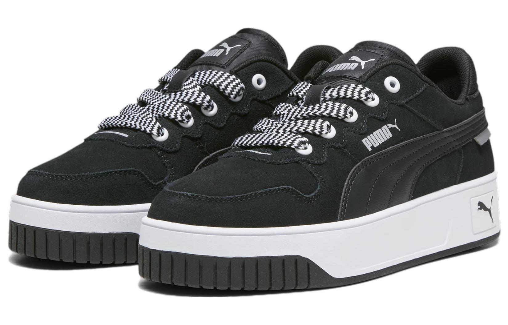 (WMNS) PUMA Carina Street Thick Laces 'Black' 392507-01