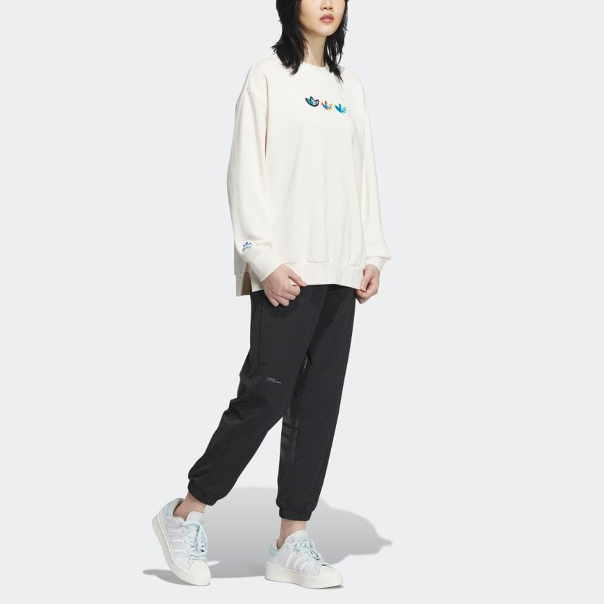 (WMNS) adidas Originals VDRY Crew Sweatshirts 'White' IK8662