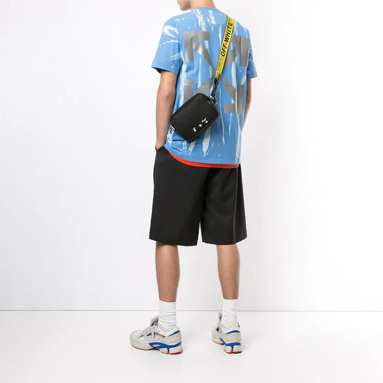 Off-White Reflective Tie Dye Short Sleeve Blue OMAA027T20JER0830180
