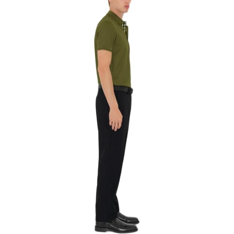 Burberry 26 Cotton Polo Shirt 'Olive Green' 80991641
