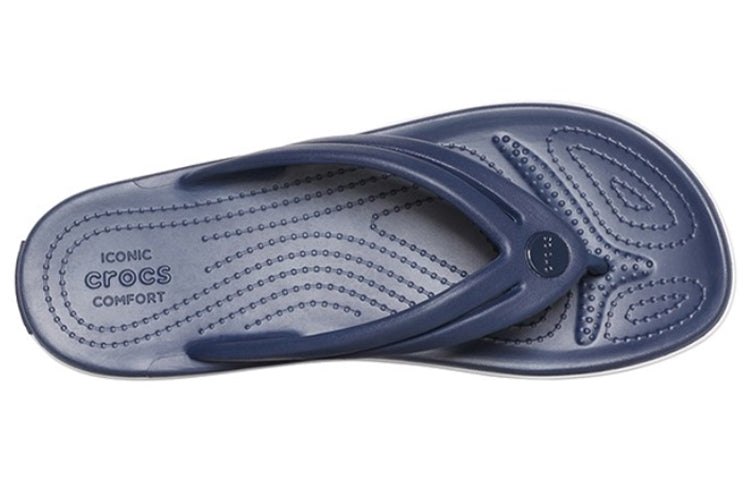 (WMNS) Crocs Crocband Flip-Flops 'Dark Blue' 206100-410