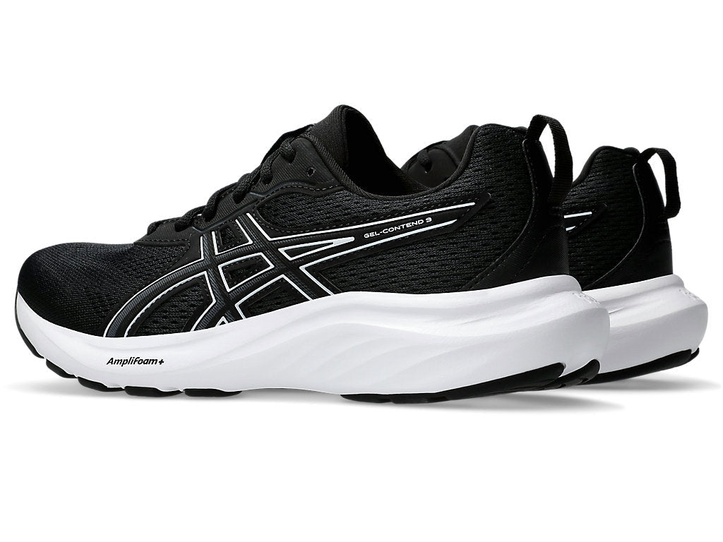 (WMNS) ASICS Gel-Contend 9 Wide 'Black White' 1012B678-002