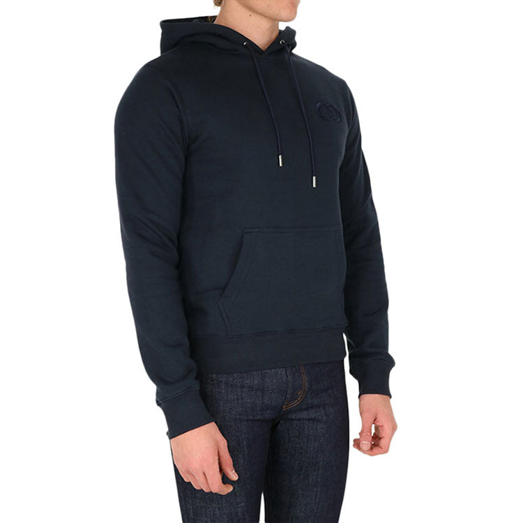 Men's DIOR Logo Printing Loose Navy Blue 113J698A-0531-585