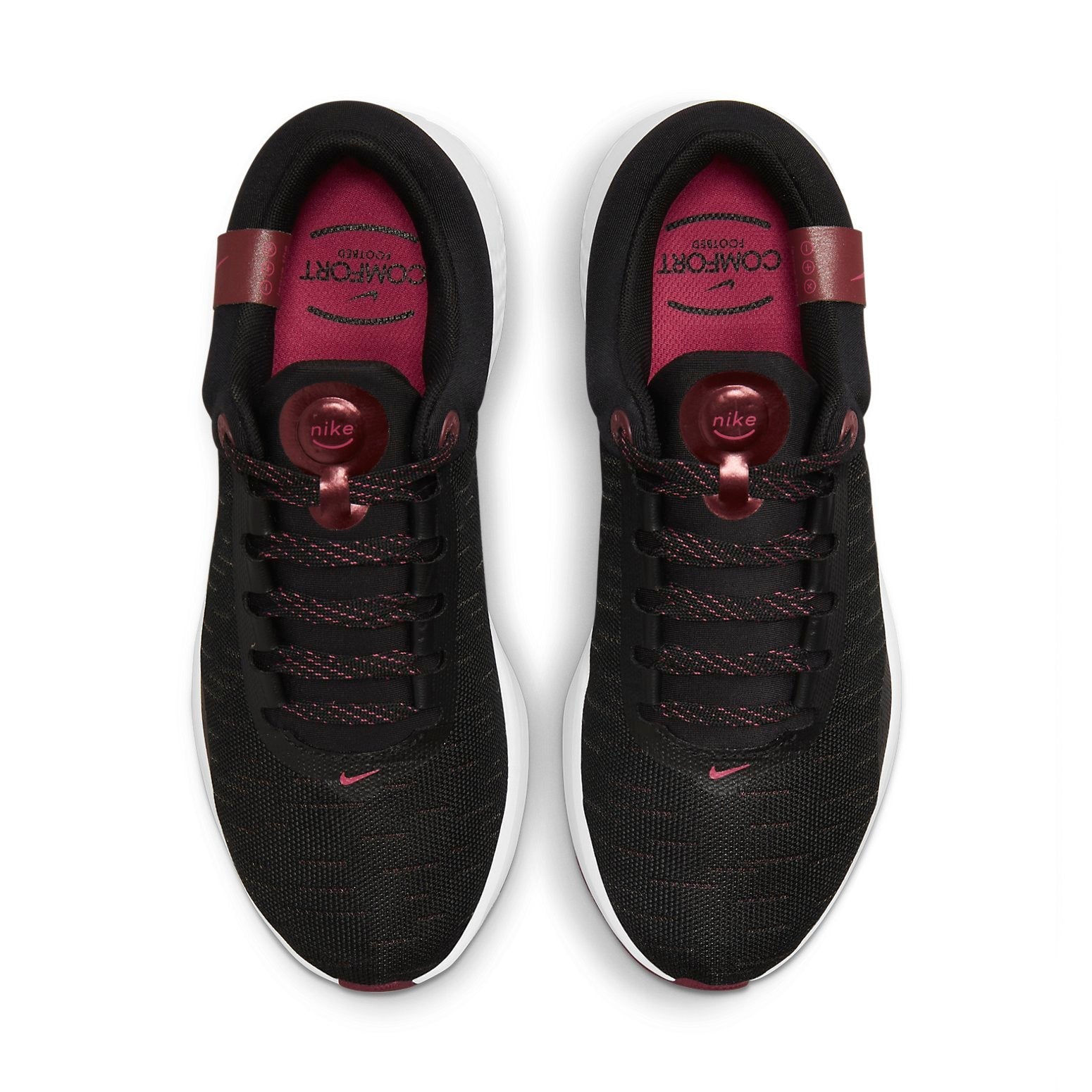 (WMNS) Nike Renew Serenity Run 'Black Dark Beetroot' DB0522-003