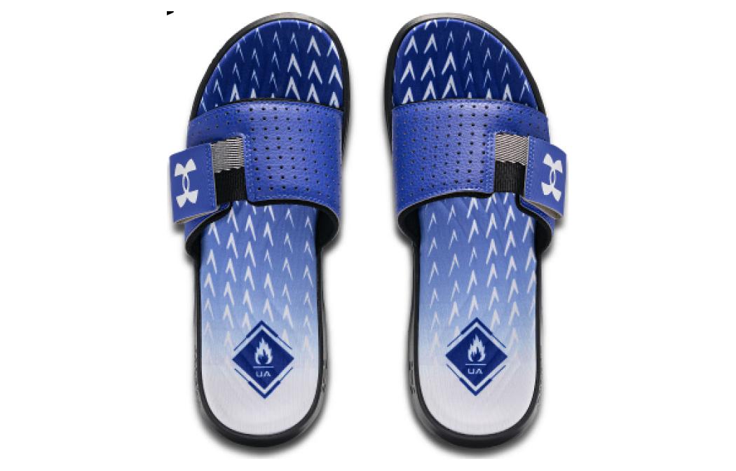 Under Armour Mercenary Slippers 'Blue Black' 3027252-400