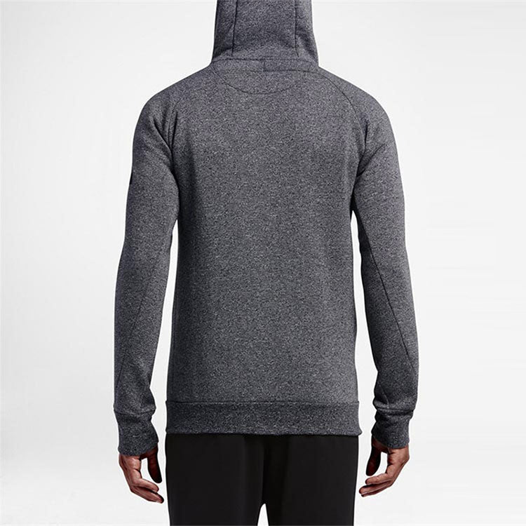 Air Jordan Fleece Lined Casual Sports Long Sleeves Hooded Jacket Gray 809473-010