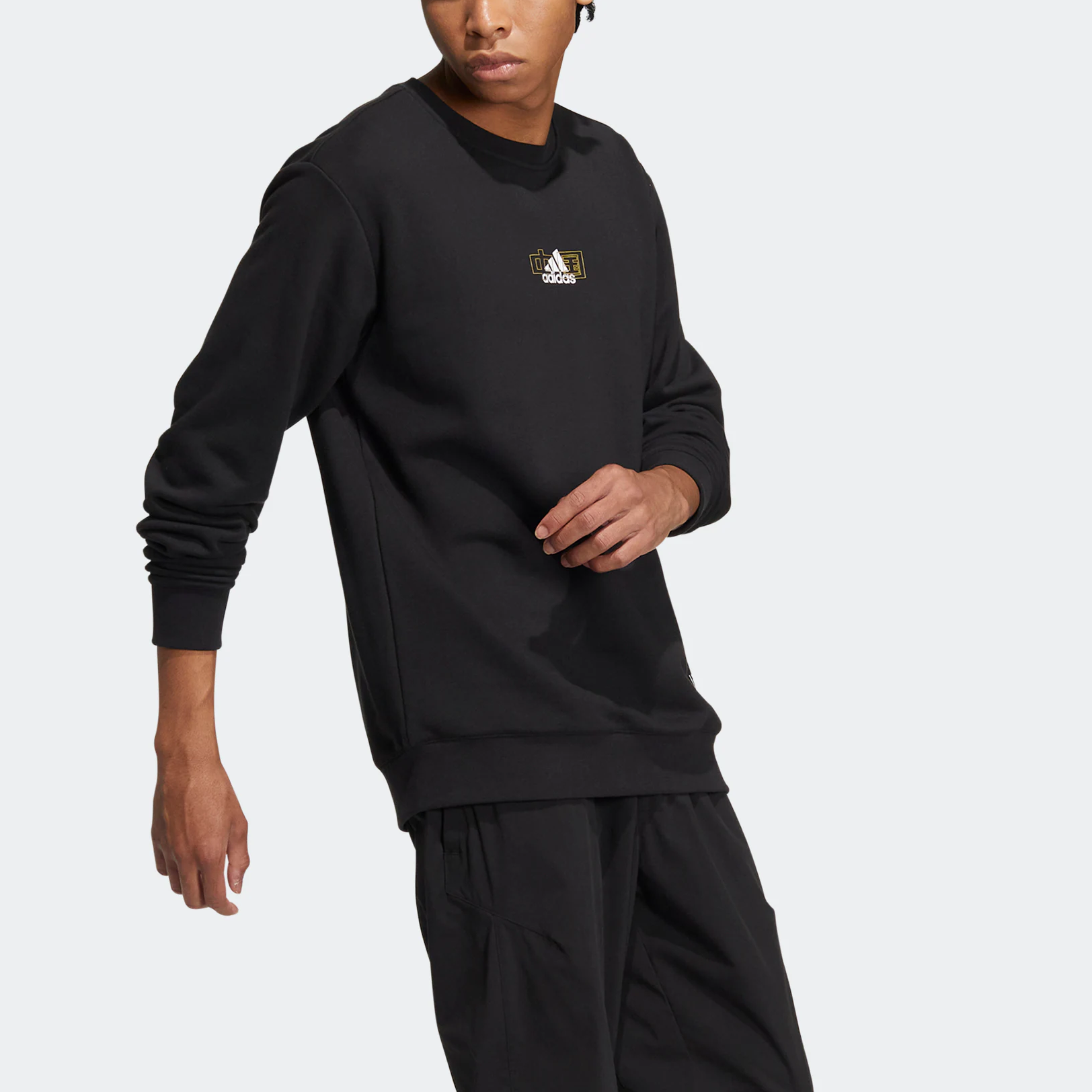 adidas China Bos Sweatshirts Asia Sizing 'Black' IB2757
