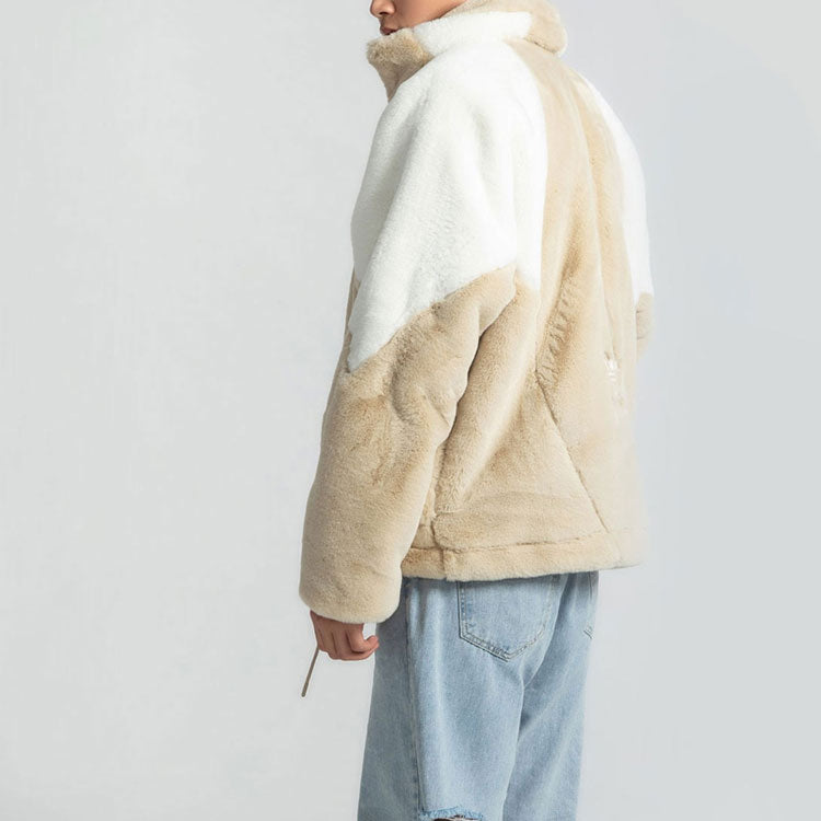 adidas originals Unisex Speed Fur Jacket Brown HF0702