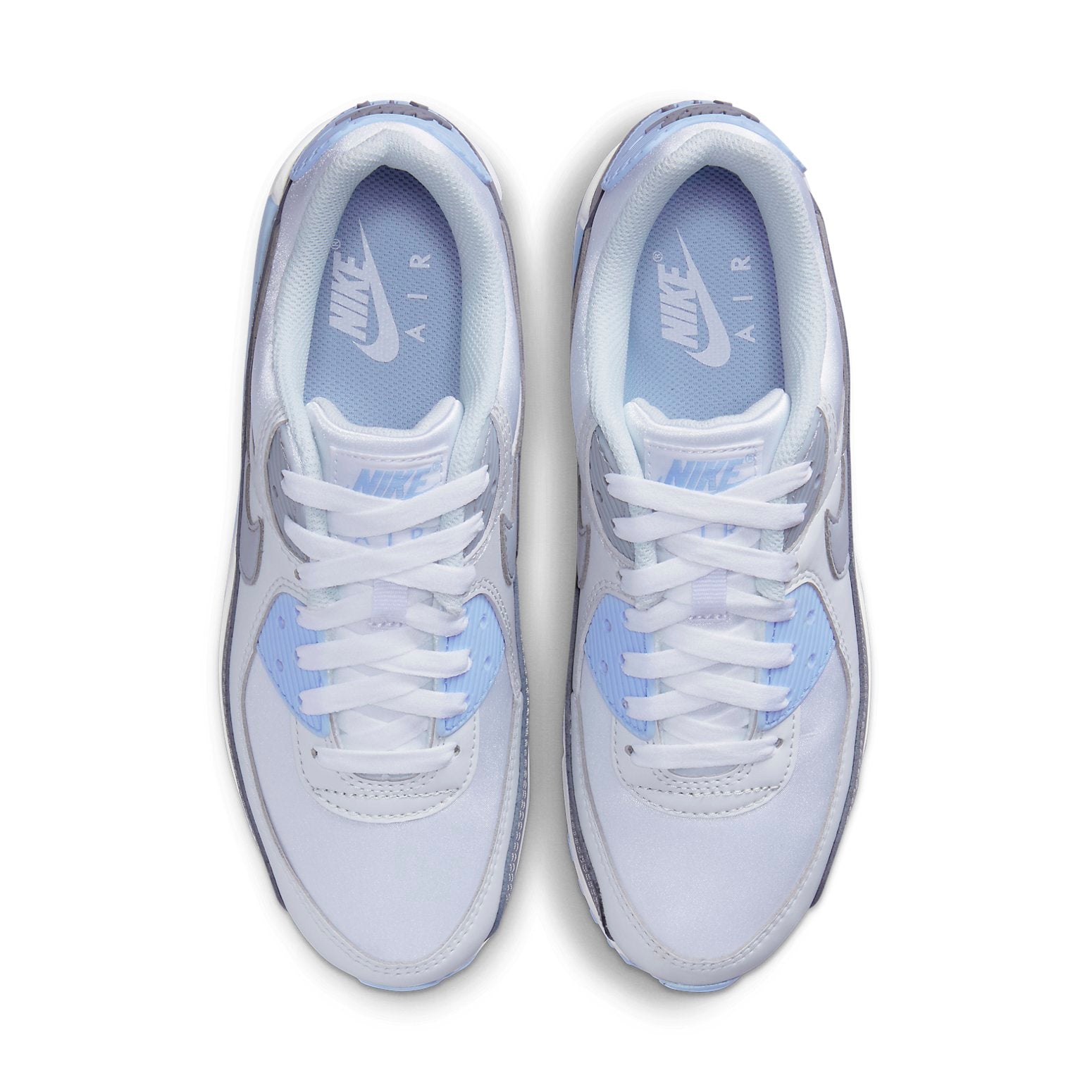 (WMNS)Nike Air Max 90 'White Grey Blue' FB8570-100