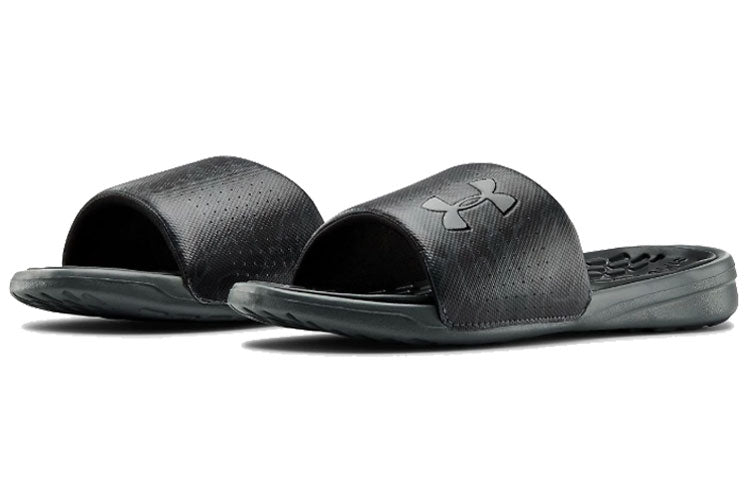 Under Armour Playmaker Diverge Slides Slippers Black 3022714-100
