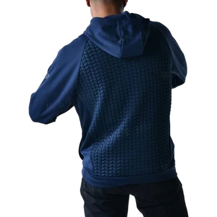 New Balance R.W.Tech Heat Loft Pullover Hoodie Asia Sizing 'Natural Indigo' MT23155-NGO