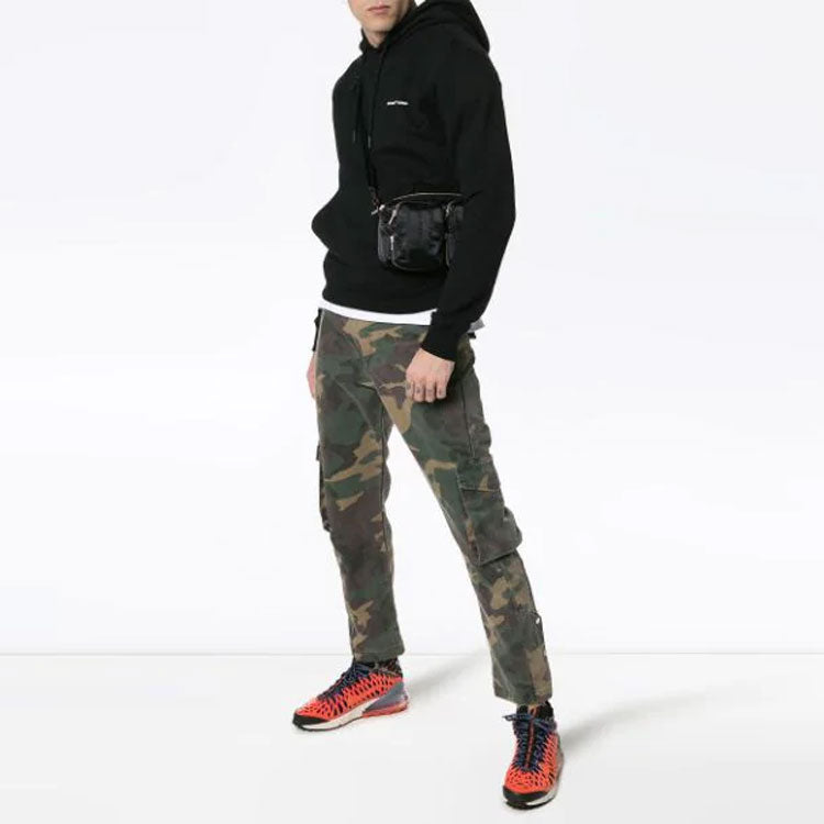 Off-White SS19 Logo Slim Hoodie 'Black' OMBB034S19D250221001