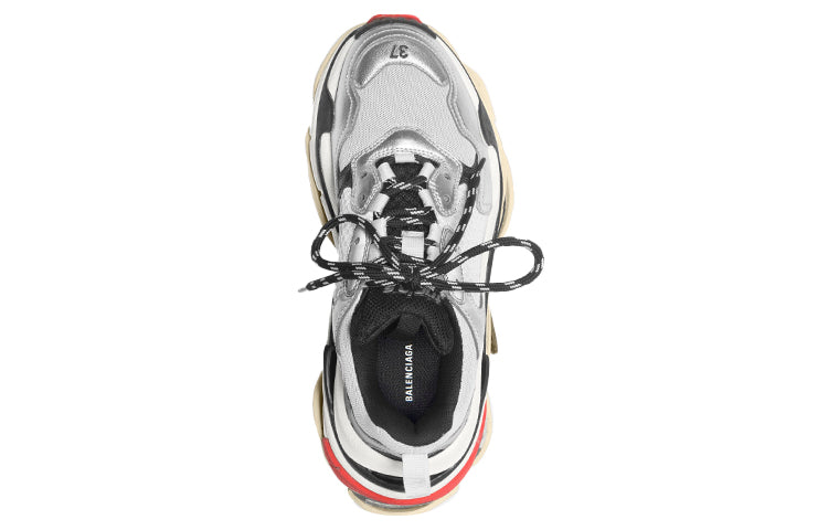(WMNS) Balenciaga Triple S 'Red Silver White' 2019 524039W09O31081