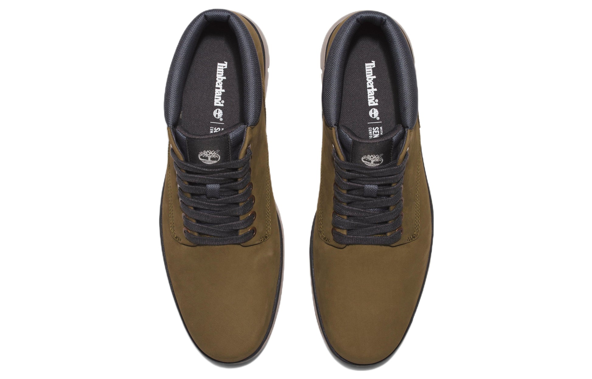 Timberland Bradstreet Leather Chukka Boots 'Olive Nubuck' A42ZE327