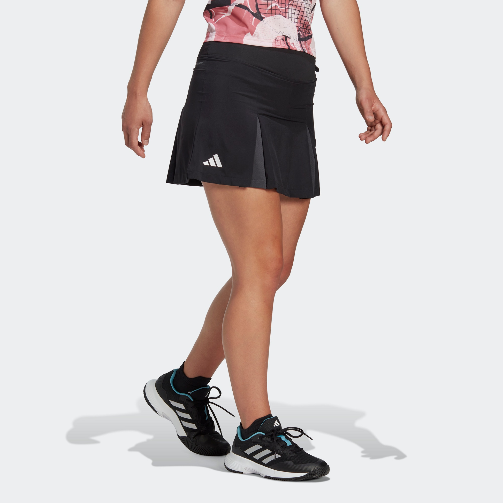 (WMNS) adidas Club Tennis Pleated Skirt Asia Sizing 'Black' HS1459