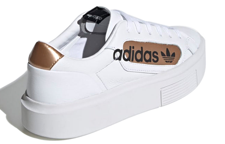 (WMNS) adidas Sleek Super 'White Copper Metallic' EF4949