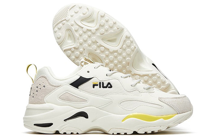 FILA Tracer Low Running Shoes White/Grey/Yellow F12M021111FWY