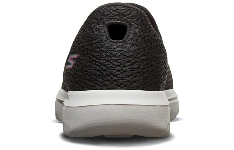 (WMNS) Skechers Go Walk Evolution Ultra Slip on 'Black White' 15738-BKW