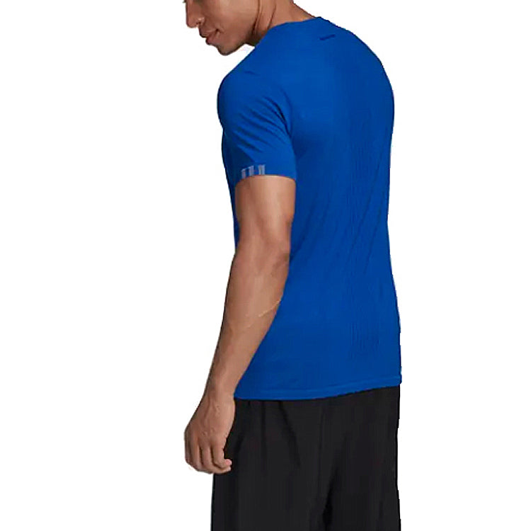 adidas Running Sports Short Sleeve Blue DZ1813