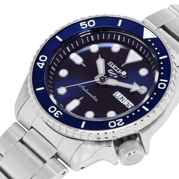 SEIKO Casual waterproof Sports Mechanical Blue SRPD51K1