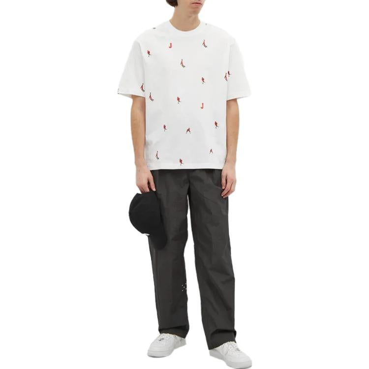 Air Jordan Allover Jumpman T-Shirt 'Holiday-White' DC9795-100