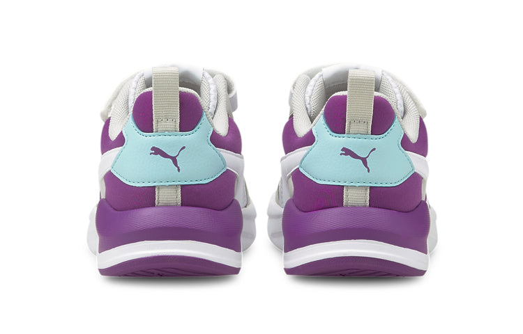 (PS) PUMA X-Ray Lite Radiate Ac Ps Running Shoes Grey/Purple 375068-02