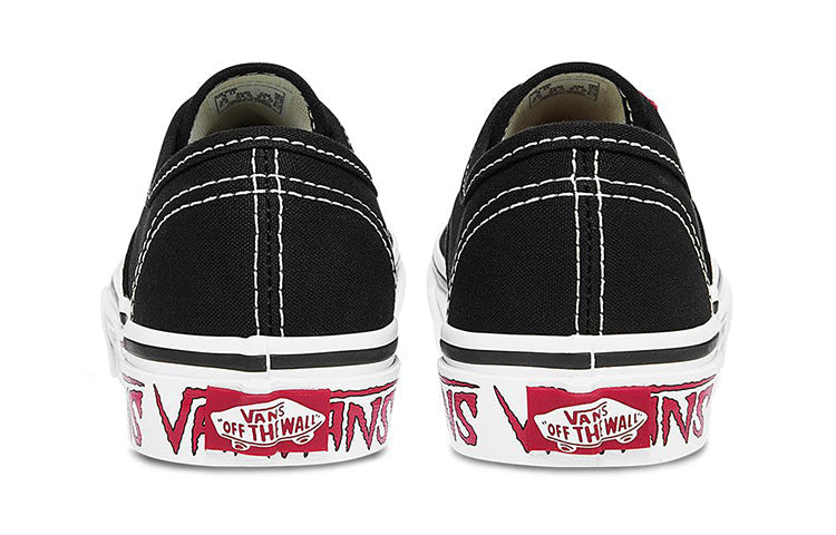 (PS) Vans Authentic 'Sketch Sidewall - Black Red' VN0A38H3Q6D