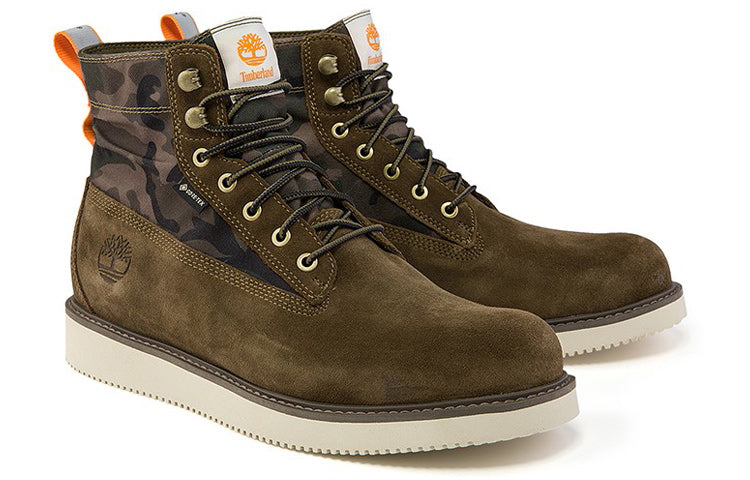 Timberland Vibram 6 Inch Premium Wide Fit Boots 'Olive Green' A41ZX