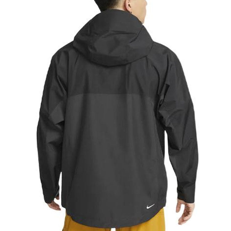 Men's Nike ACG Solid Color Long Sleeves Hooded Jacket Autumn Black DR5265-045