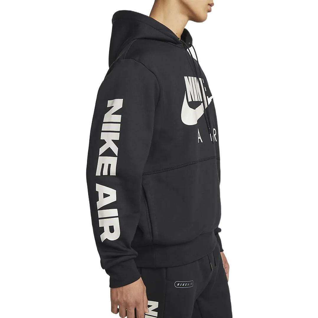 Nike Alphabet Kangaroo  Hoodie Men's Black DM5203-010