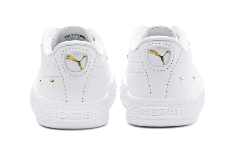 (PS) PUMA Basket Studs Ps Board Shoes White 369678-01