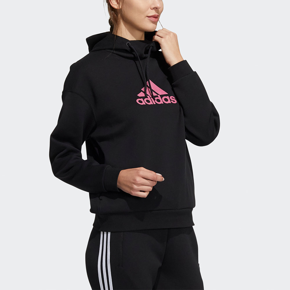(WMNS) adidas Fi Sweater Hoodies 'Black Pink' HB7362