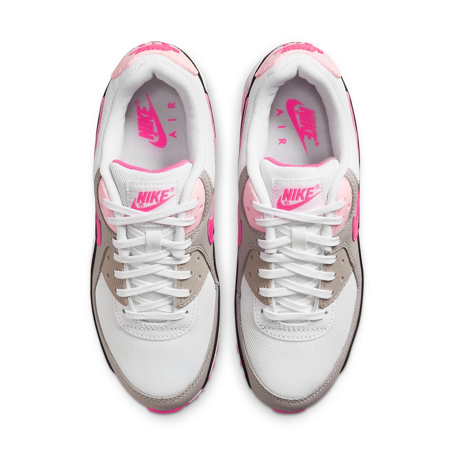 (WMNS) Nike Air Max 90 'White Hyper Pink' DM3051-100