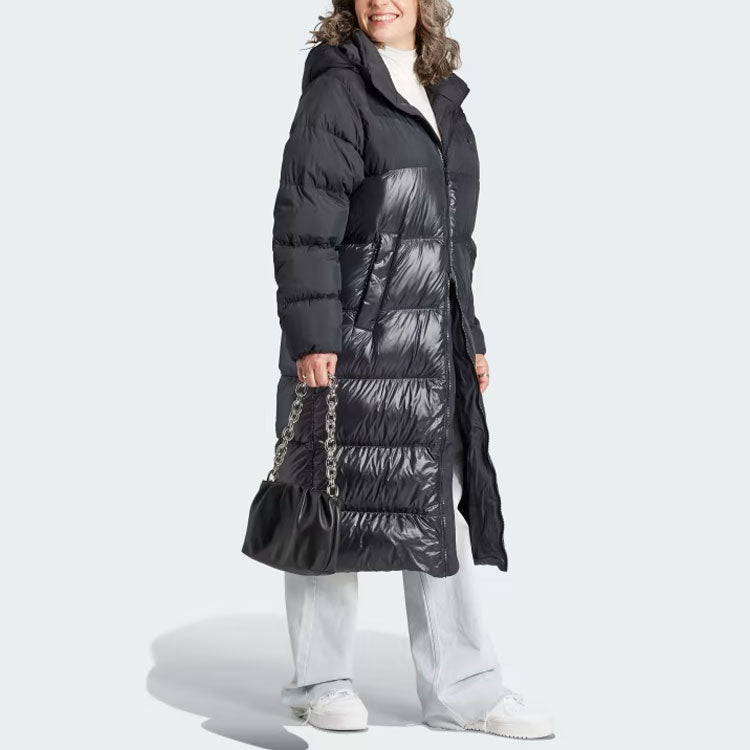 (WMNS) adidas originals Regen Long Down Jacket 'Black' II8487