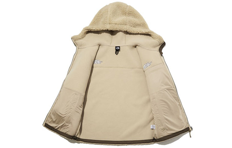 THE NORTH FACE Hood Fleece Eco Jacket 'Brown' NJ4FL57B