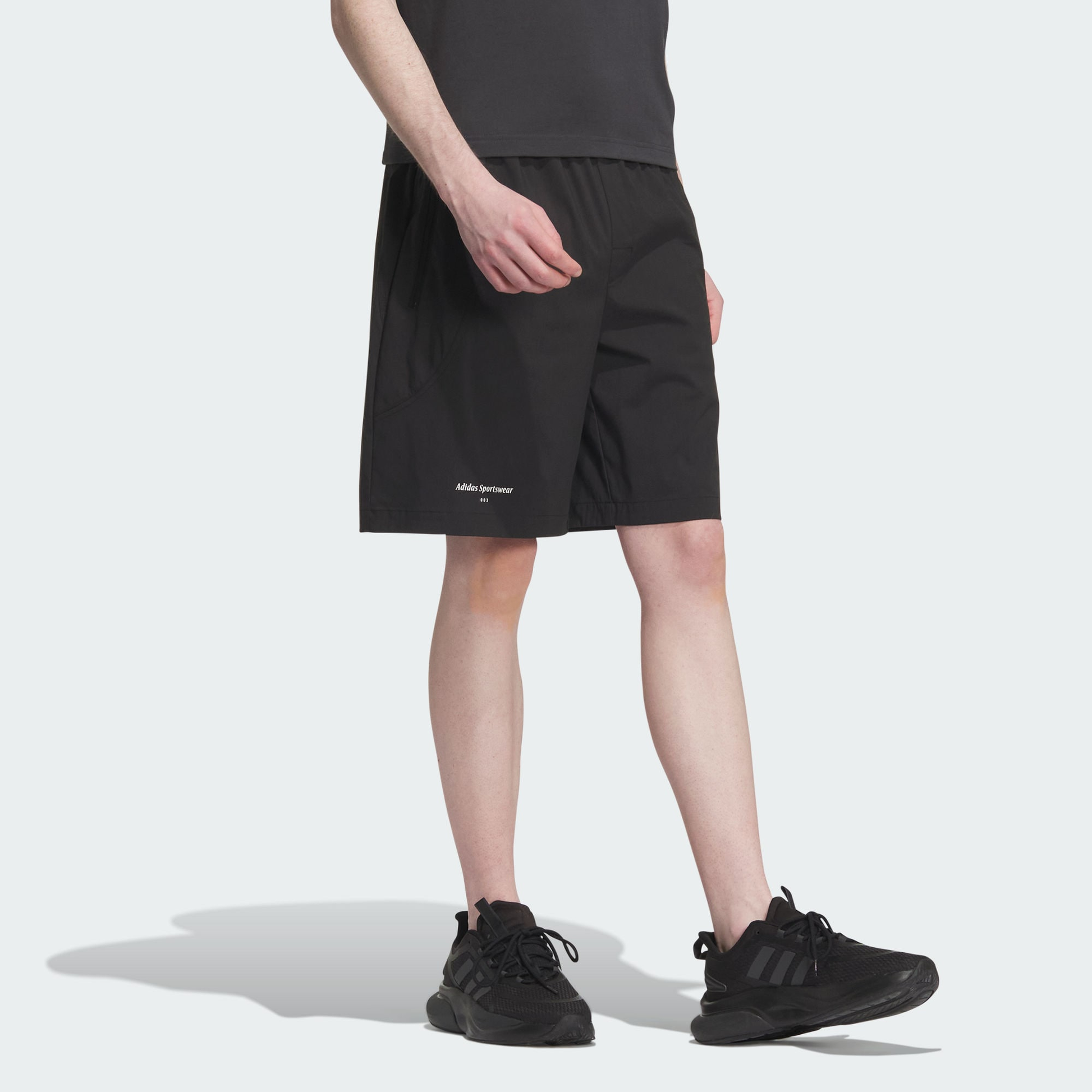 adidas Sportswear Lounge 1/2 Shorts 'Black' IP4956
