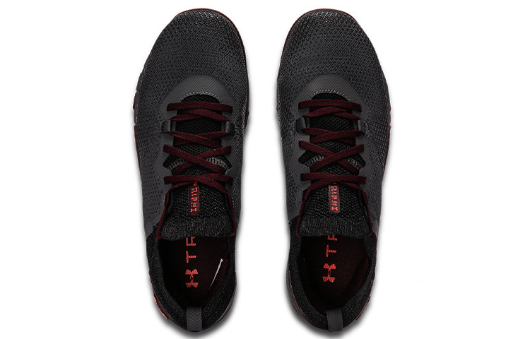 Under Armour TriBase Reign 3 'Pitch Grey Venom Red' 3023698-101