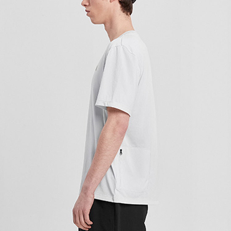 Men's THE NORTH FACE Quick Dry Outdoor hygroscopic Sweat-Wicking Short Sleeve White 46KX-2NK