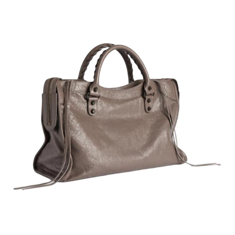 (WMNS) Balenciaga Le City Bag Medium 'Dark Noix' 8657602ACFH5848