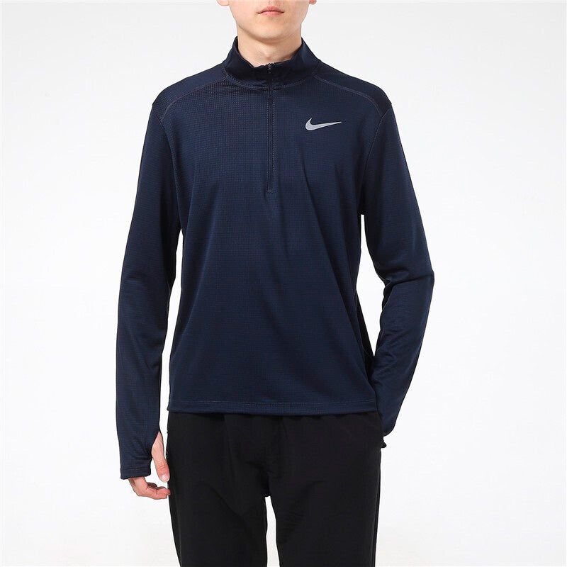 Nike Pacer Dri-FIT Cardigan Running Sports Long Sleeves Navy Blue BV4756-452