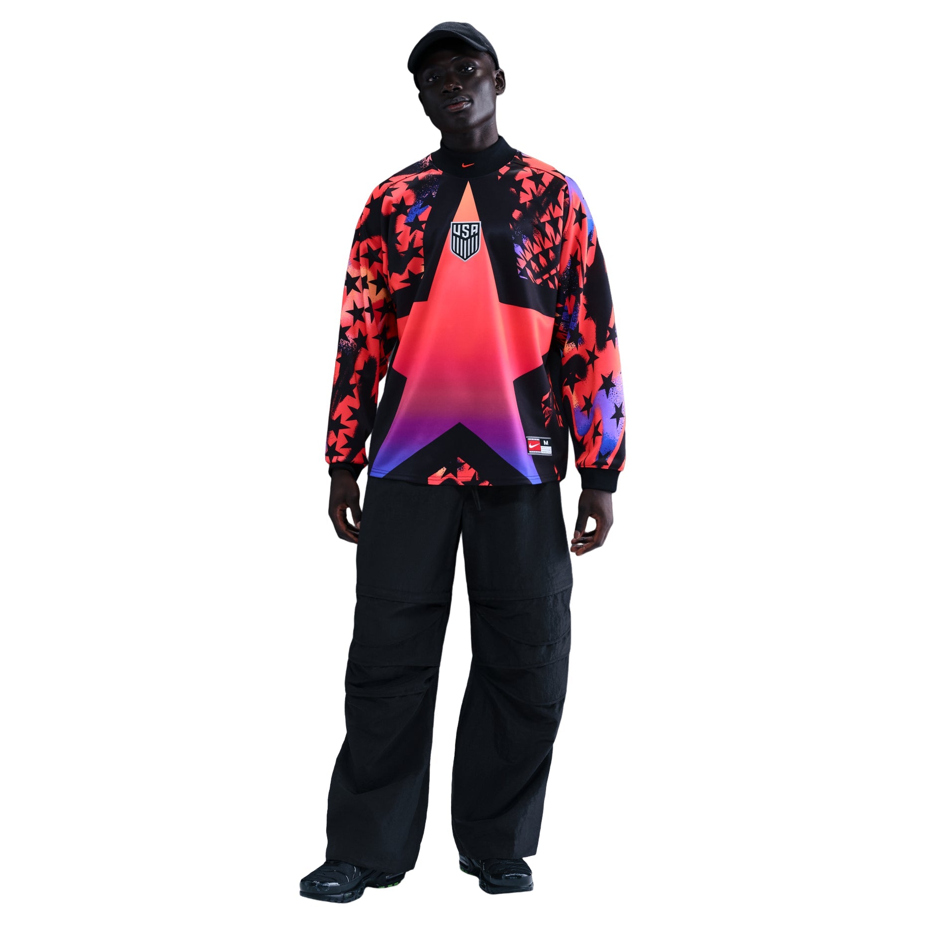 Nike USA Goalkeeper Jersey 'Black Bright Crimson' IO0786-010