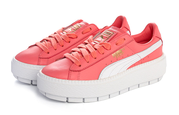 (WMNS) PUMA Platform Trace Leather Cleated Low 366109-03