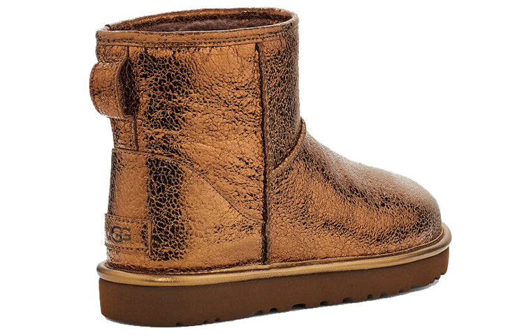 (WMNS) UGG Classic Mini Metallic Sparkle 1125234-BRZ