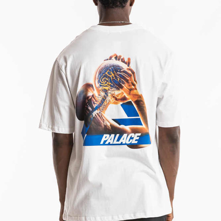 PALACE SS20 Tri-Gaine T-Shirt White Back Large Triangle Short Sleeve Unisex P18TS121